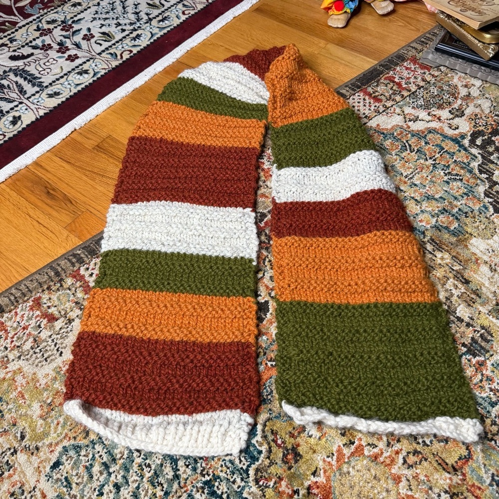 Large hand made crochet scarf